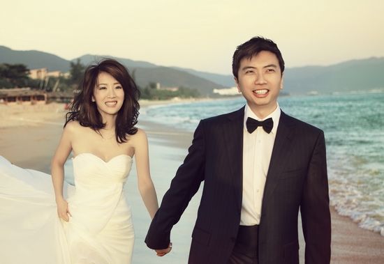 李念的婚纱照