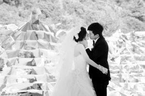 婚礼现场感人至深