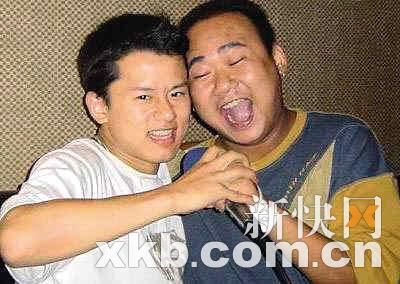 张杰和老友在一起