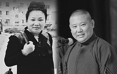 “女版郭德纲”(左)与郭德纲(右)