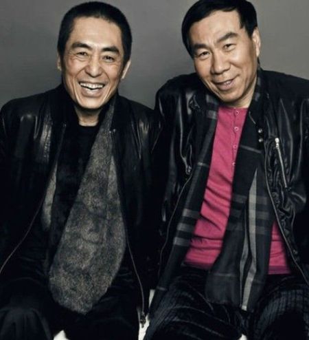 张伟平与张艺谋（资料图）