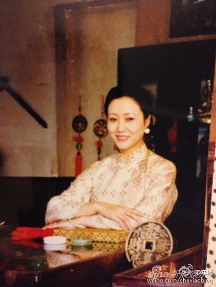 车晓微博晒母亲照片