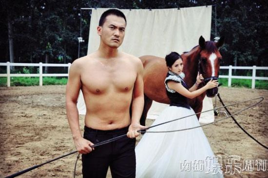 赫子铭赤裸上阵，为了惊艳的婚纱照，拼了。