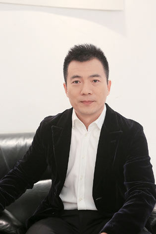 黄健翔(摄影:本报记者张书旗)