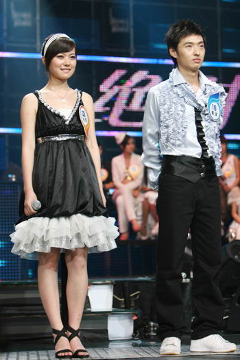 姜洋张婷速配成功 绝对唱响首对组合产生(组图)