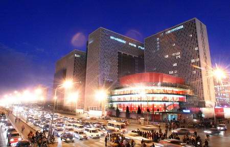 11月8日拍摄的梅兰芳大剧院外景。