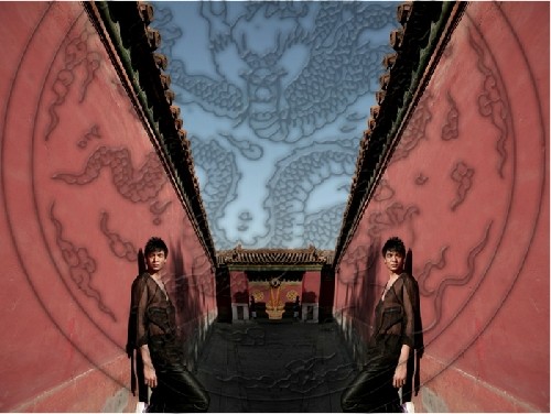 写真以传统红色为主