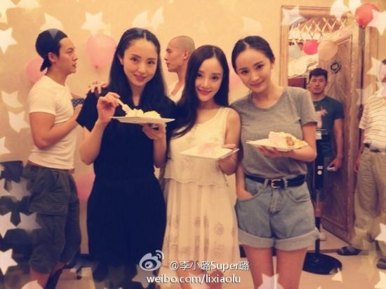 李小璐与闺蜜董璇、杨幂