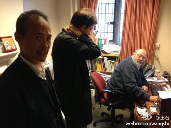 王石微博晒近照