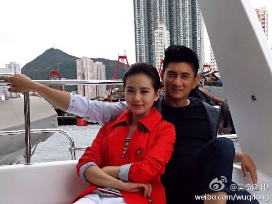 刘诗诗吴奇隆微博甜蜜互动直面流言