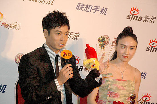 网友最喜爱的男女演员郭晋安和黎姿