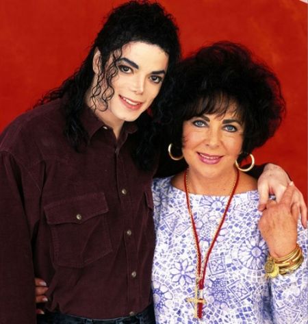 泰勒与好友天王杰克逊