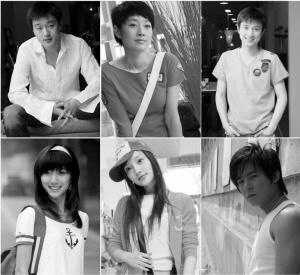 《奋斗》几位主角的剧照