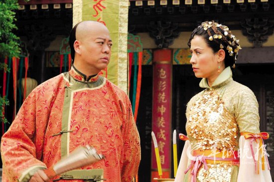 剧中的欧阳震华和宣萱是一对斗气冤家