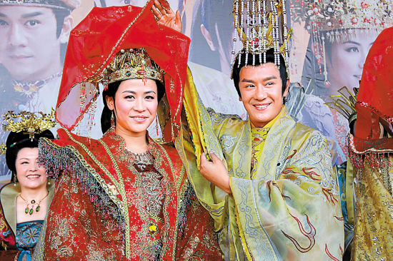 宣萱与陈浩民剧中演绎坚贞爱情