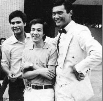 1970年代，添哥（中）和发哥（右）合作了《狂潮》等剧集。