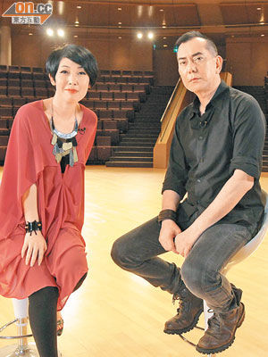 黎芷珊昨天出席新城访问,她为无线主持的节目《最佳男主角》获好评