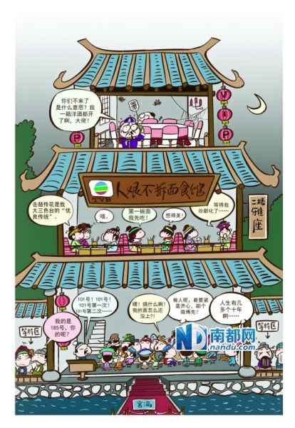 TVB面馆 南都漫画：老唐