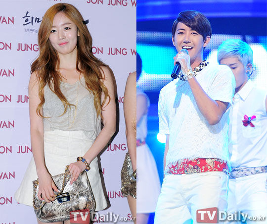 Secret成员韩善花、帝国之子成员黄光熙