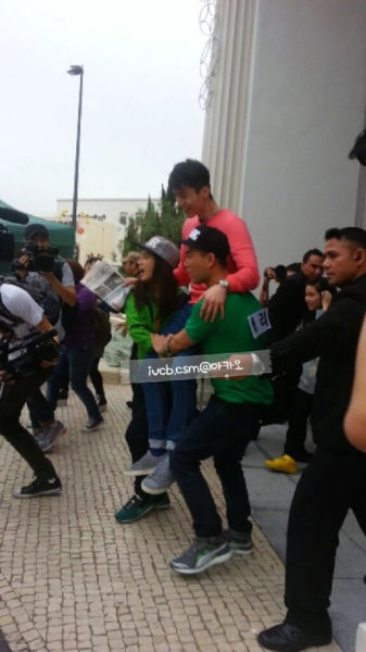 《Running Man》片场照