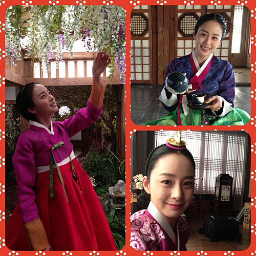 金泰熙自曝韩服照