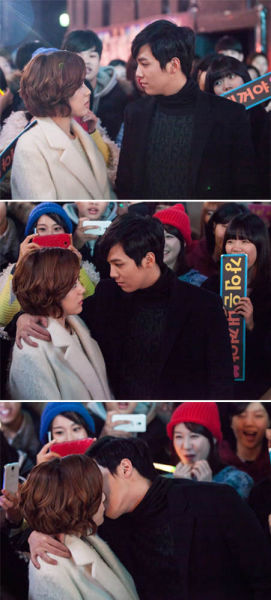 《百年的新娘》李洪基不惧围观拍吻戏