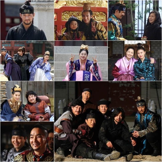 《奇皇后》片场众演员开心亮相