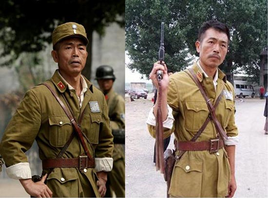 杨光华扮演池国秀新浪娱乐讯 正在河北热拍的抗日题材大戏《中国兄弟