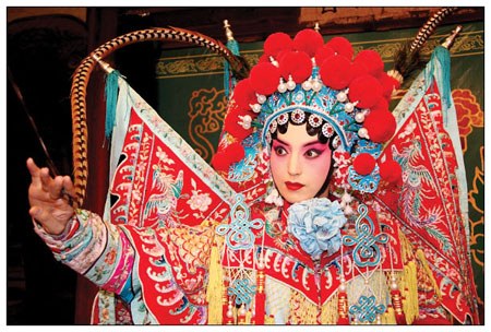 董璇京剧扮相