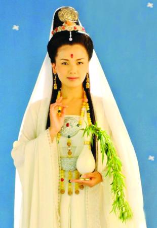 刘涛饰演的观音造型首次曝光