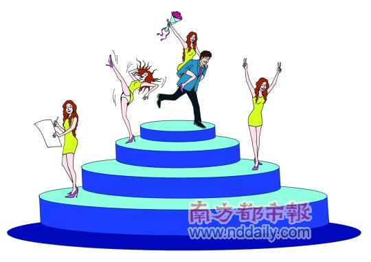 正如嘉宾从报名到上节目要登上层层阶梯，孟非和乐嘉的合作也经历了磨合。 南都漫画：矫健