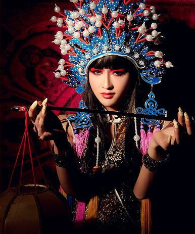 反串演员童童摄影作品