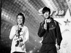 潘倩倩亮相达人秀舞台