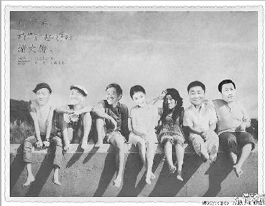 图为网友恶搞作品“那些年，我们一起追的谢大脚”