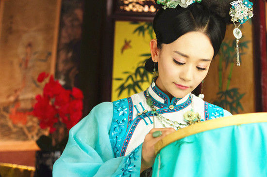 曾在《新还珠格格》中饰演紫薇的内地演员海陆,在《宫锁珠帘》中再度