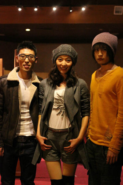 张赫宣,周知,王乃恩合影