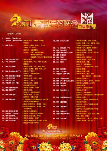 春晚节目单公布:五个相声小品史上最少