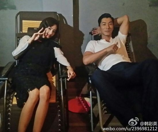 韩彩英张亮合作拍戏
