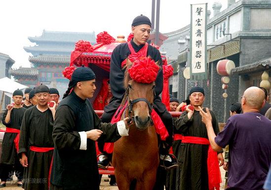 长篇电视连续剧《茶馆》拍摄现场