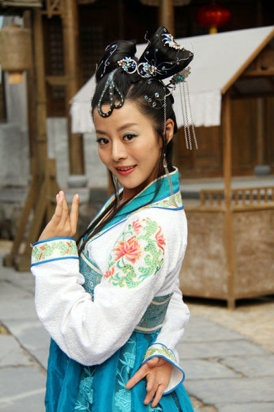 图文:《天仙配后传》探班-二仙女王文琳