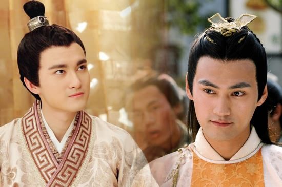 张亚希图与袁弘图右对比照