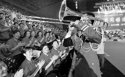 中国人民解放军军乐团现场表演