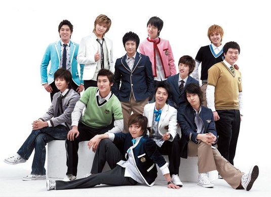 韩国当红组合super junior