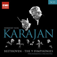 卡拉扬EMI录音全纪录：贝多芬交响曲全集(5CD)