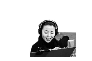 张也在录制新歌《山是歌水也是歌》