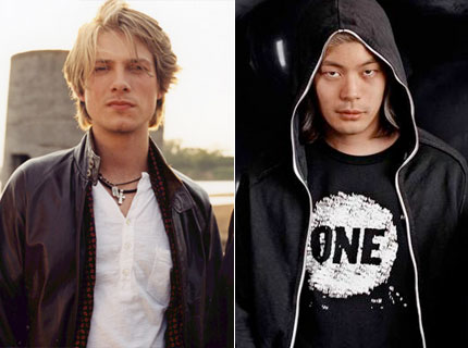 泰勒-汉森(左)和詹姆斯-伊哈