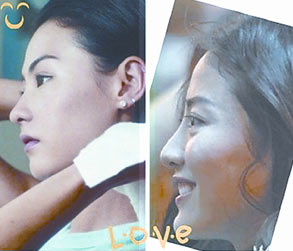 张柏芝(左)与贡米