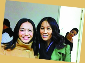 姚晨和那英在后台合影，又见王菲搞怪