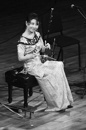 马晓晖在演出中。（资料照片）