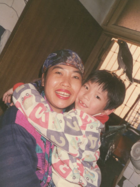 萧敬腾和妈妈